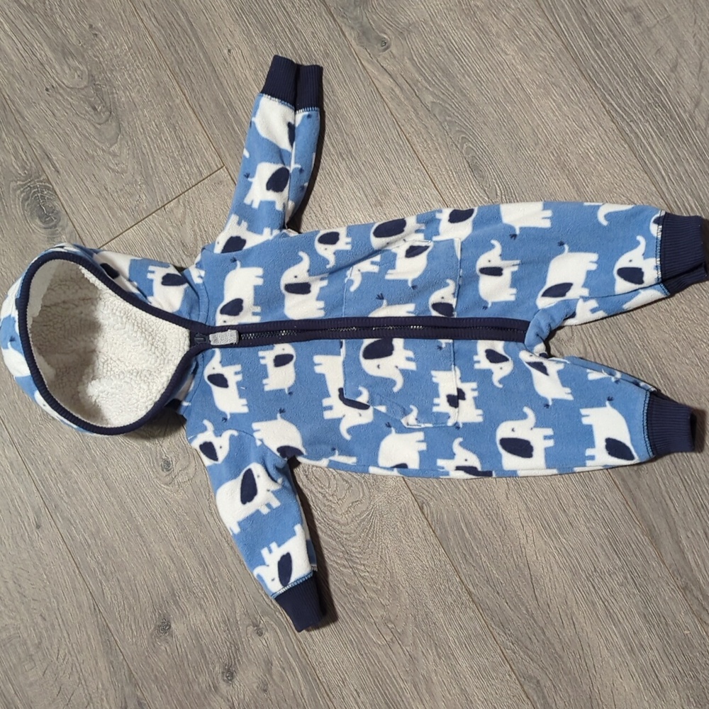 Carter's 3mo Fleece Sherpa Hooded Snow Suit